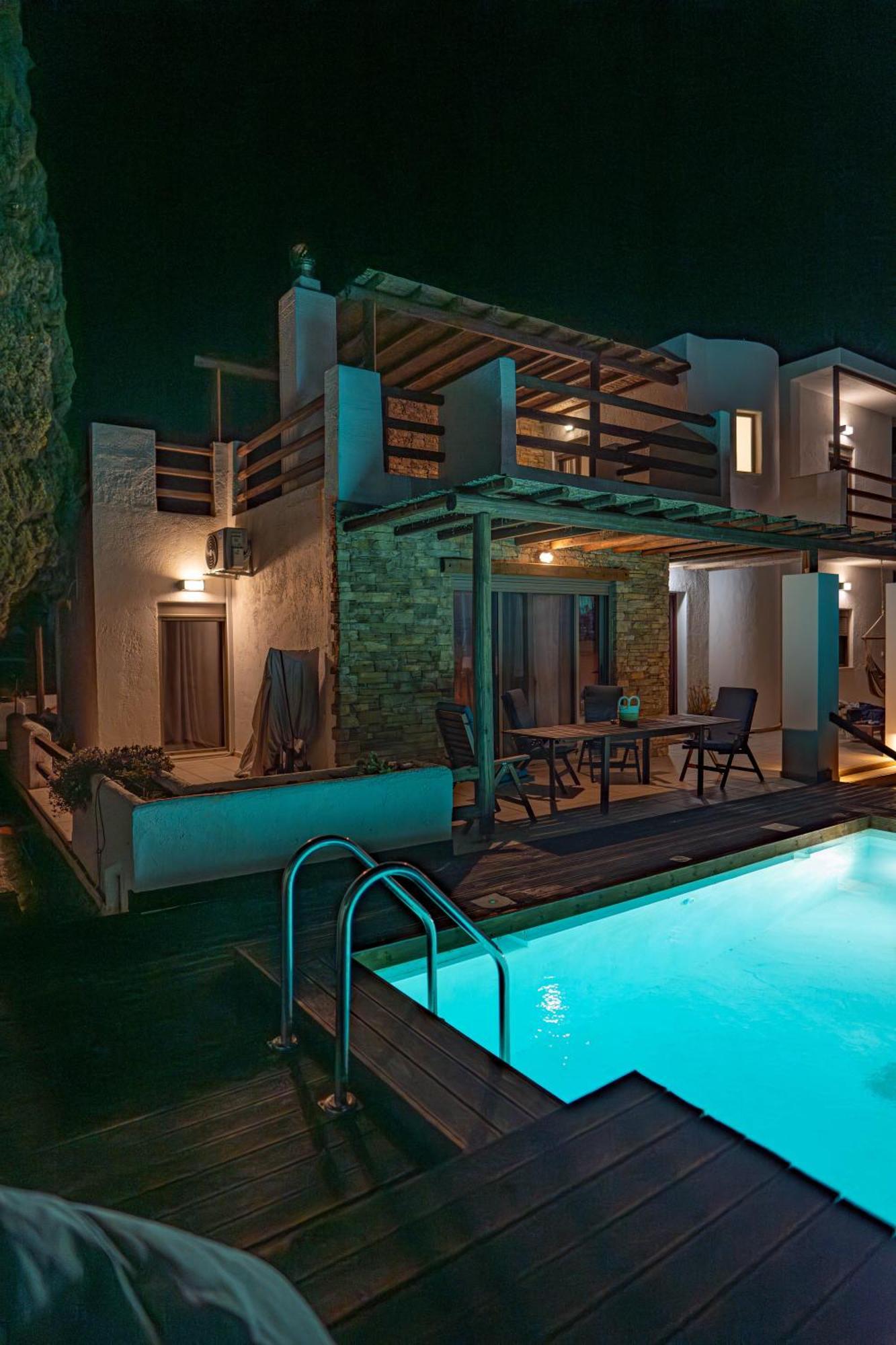 Apollonas & Sibylla Villa Chorio  Exteriör bild